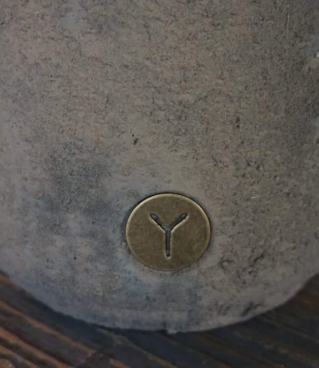 Brynxz Stenen Vaas | Rustiek | H39 x D20 cm