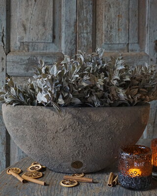 Brynxz Ovale Plantenbak | Conisch Rustiek | H20 x B43 x D16 cm