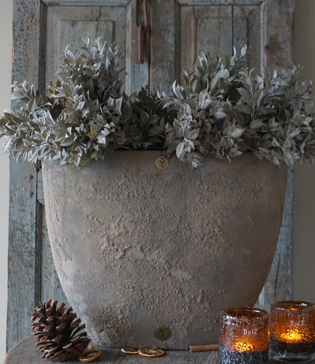 Brynxz Ovale Pot | Rustiek | H40 x B50 x D15 cm