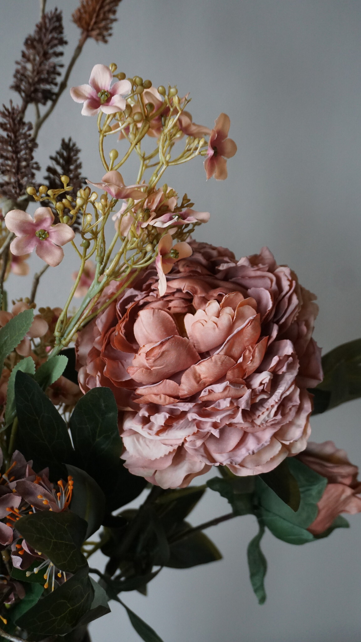 Rene Houtman Kunstbloemen Boeket Peony | H100 cm