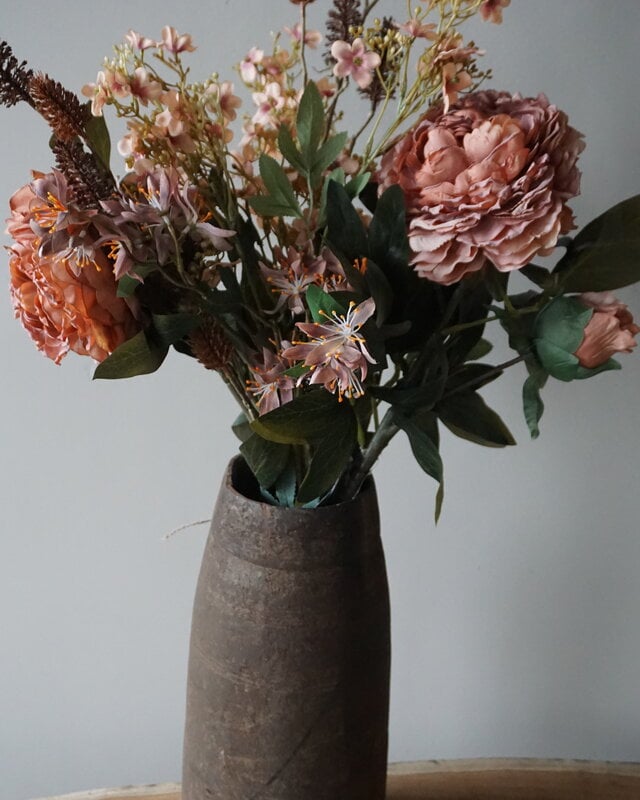 Rene Houtman Kunstbloemen Boeket Peony | H100 cm