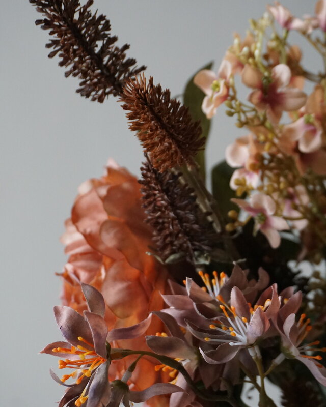 Rene Houtman Kunstbloemen Boeket Peony | H100 cm