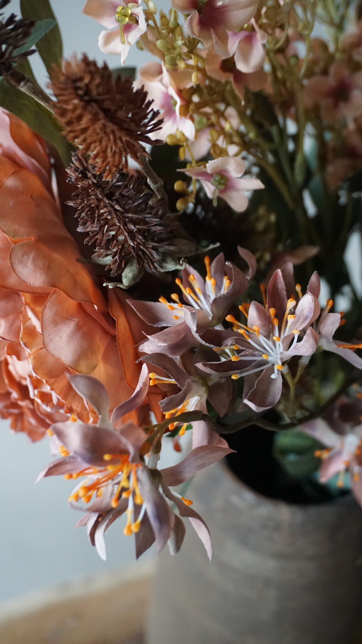 Rene Houtman Kunstbloemen Boeket Peony | H100 cm