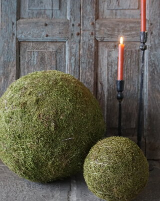Rene Houtman Decoratiebol Mos | Diameter 20 cm