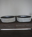 Rene Houtman Stenen Waskom | Set Van 2 | H14,5 x B53 x D32 cm