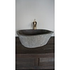 Grote Stenen Waskom + Spoelgat | H15,5 x B50 x D37,5 cm