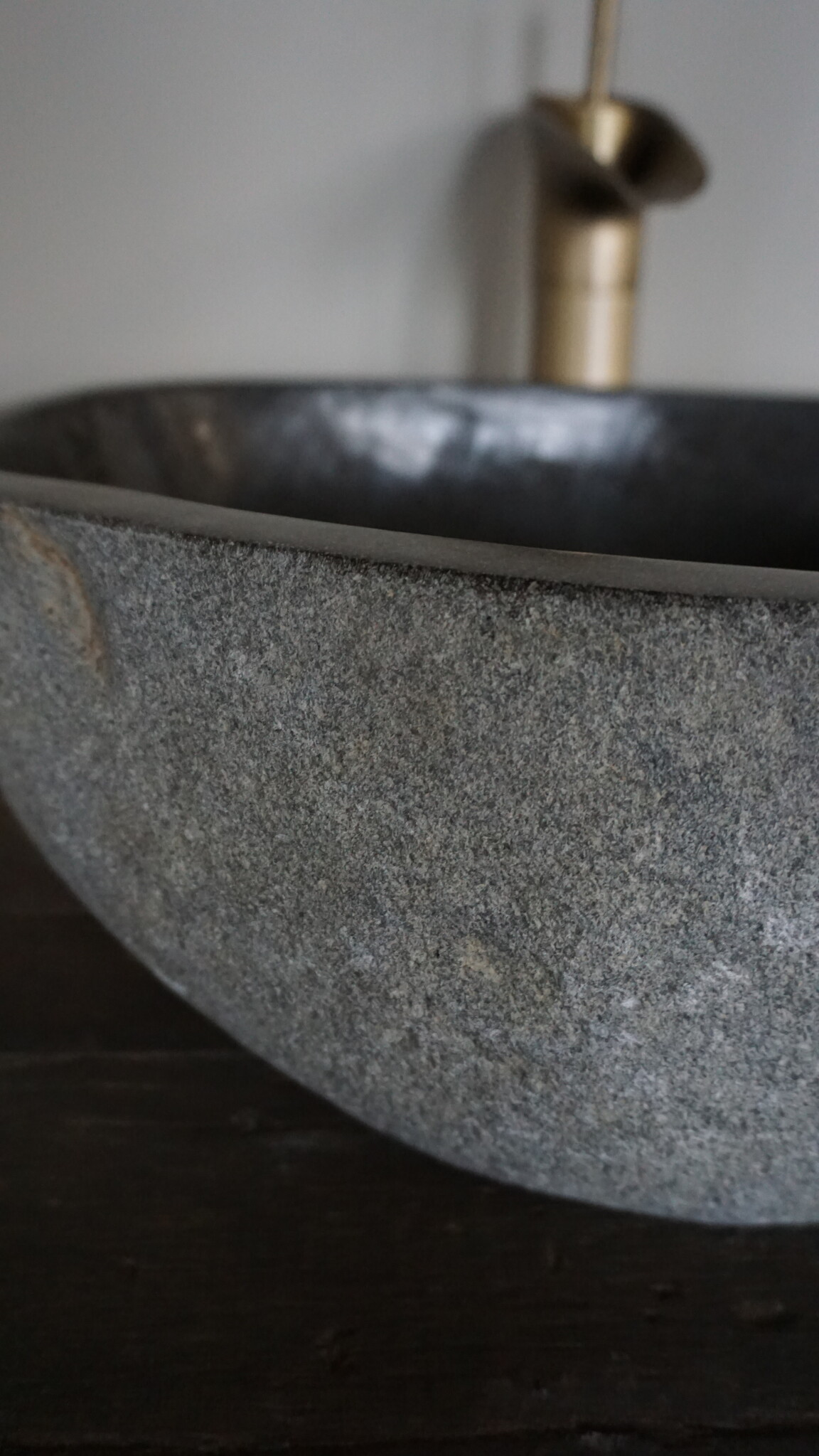 Rene Houtman Grote Stenen Waskom + Spoelgat | H15 x B50,5 x D35,5 cm