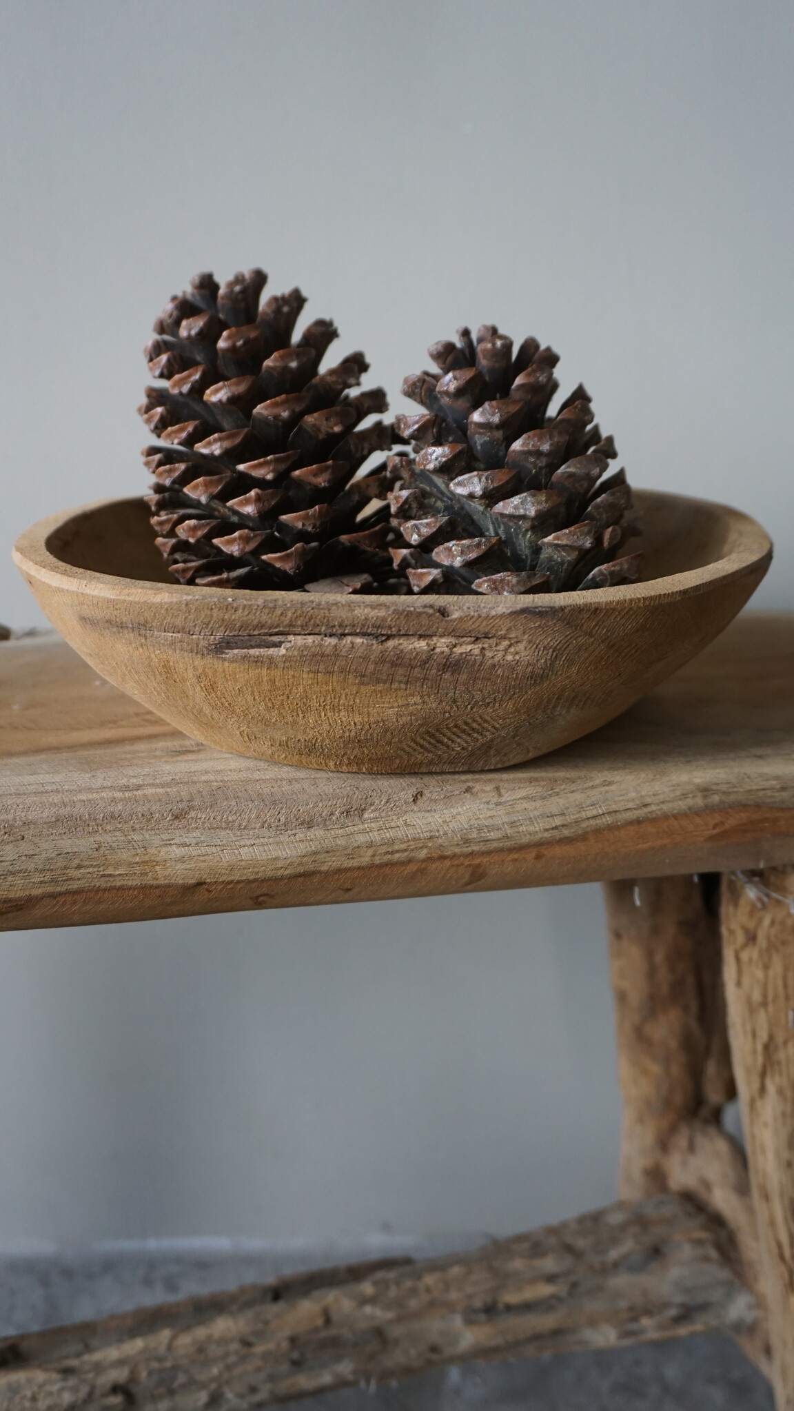 Rene Houtman Kom/Sleutelbak Teak | Sloophout | 25 cm