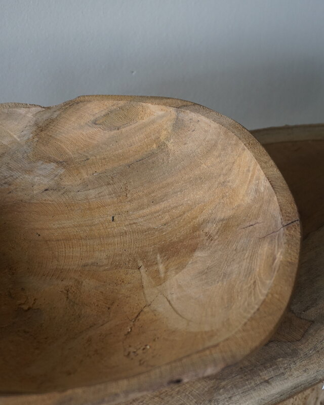 Rene Houtman Kom/Sleutelbak Teak | Sloophout | 25 cm