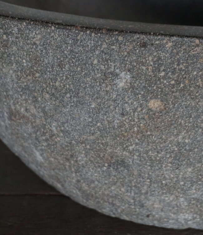 Rene Houtman Grote Stenen Waskom + Spoelgat | H14,5 x B47,5 x D40 cm