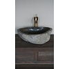 Grote Stenen Waskom + Spoelgat | H14,5 x B45 x D37 cm
