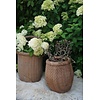 Vismand Oud Riet Vergrijsd - L40 x B30 cm