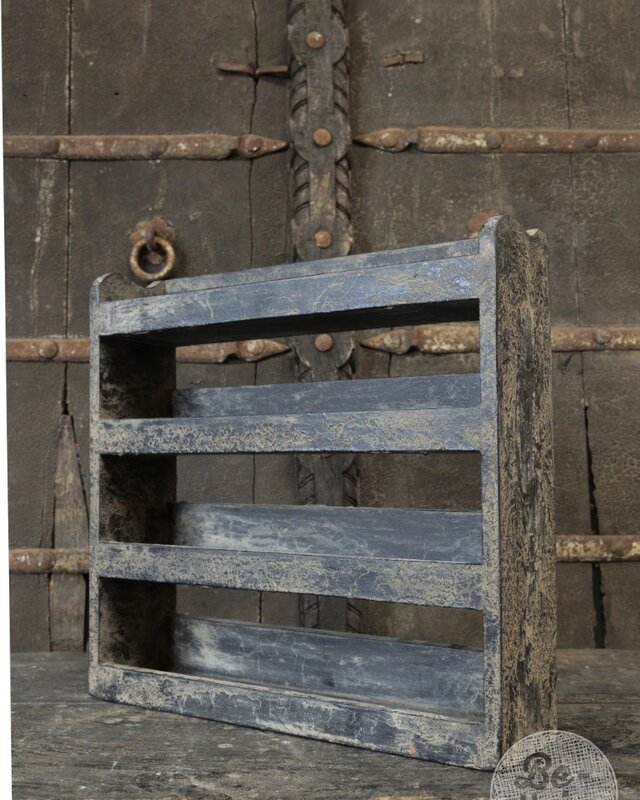 Be-Uniq Kruidenrekje | Grey Finish | H40 x B40 x D10 cm