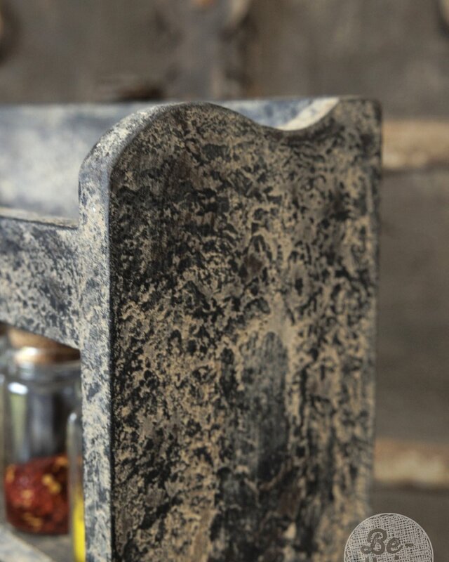 Be-Uniq Kruidenrekje | Grey Finish | H40 x B40 x D10 cm