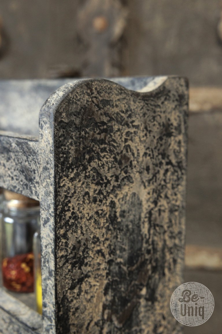 Be-Uniq Kruidenrekje | Grey Finish | H40 x B40 x D10 cm