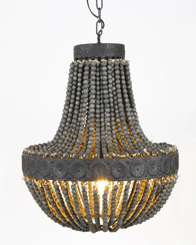 Rene Houtman Kralen Hanglamp XL | Kralen Dark | D51 cm