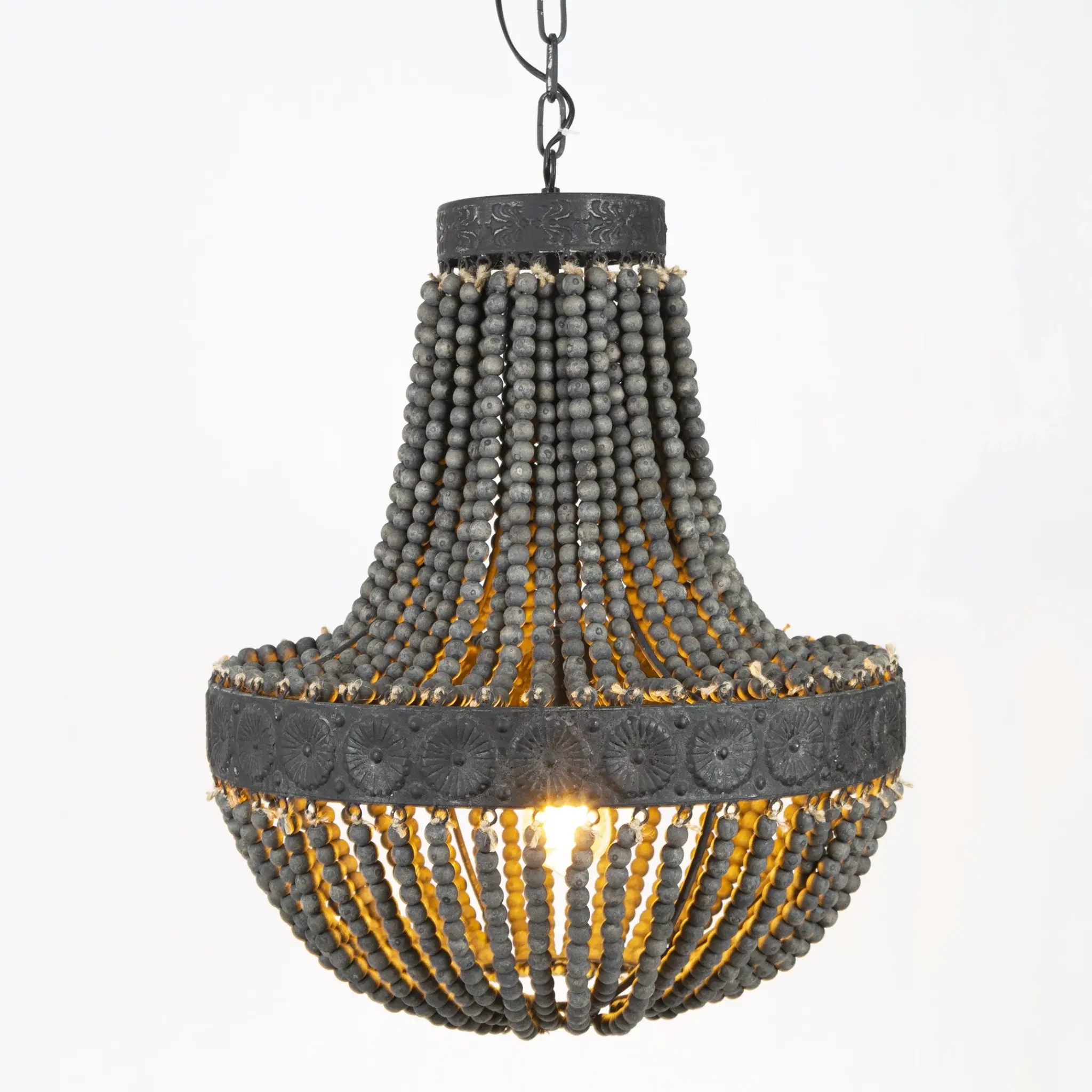 Rene Houtman Kralen Hanglamp XL | Kralen Dark | D51 cm