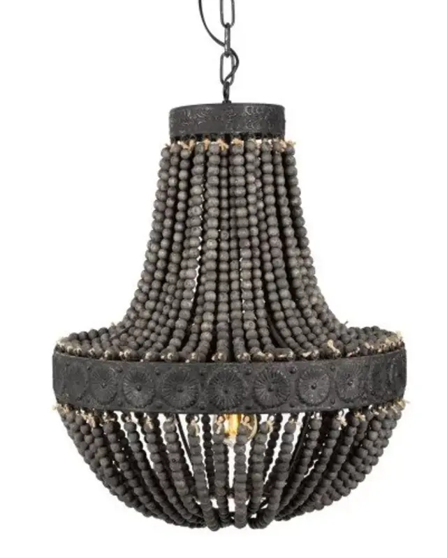 Rene Houtman Kralen Hanglamp XL | Kralen Dark | D51 cm