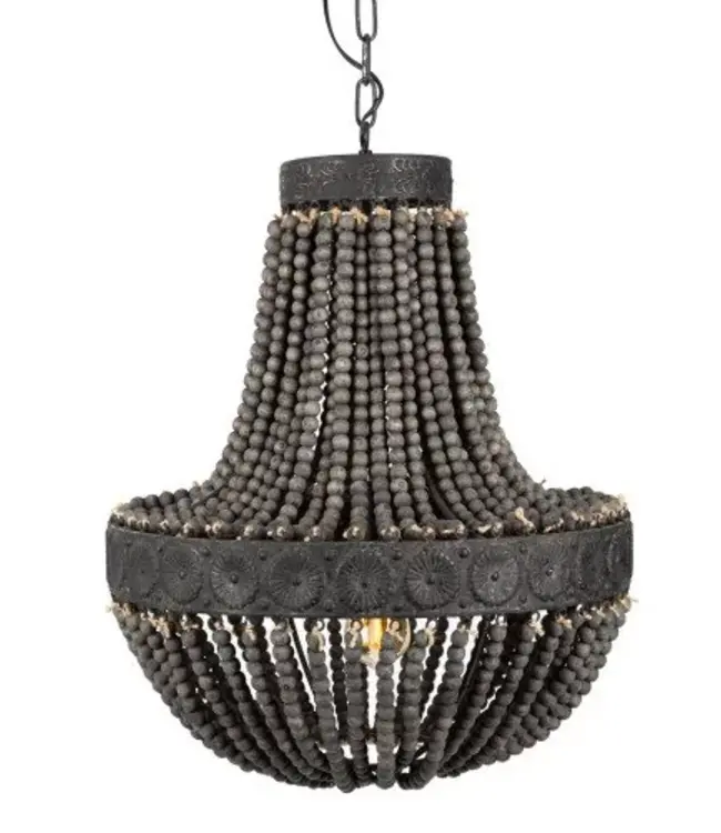 Rene Houtman Kralen Hanglamp XL | Kralen Dark | D51 cm