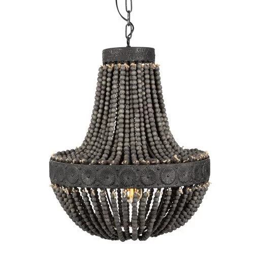 Rene Houtman Kralen Hanglamp XL | Kralen Dark | D51 cm