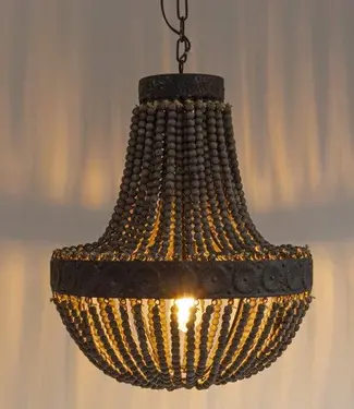Rene Houtman Kralen Hanglamp XL | Kralen Dark | D51 cm