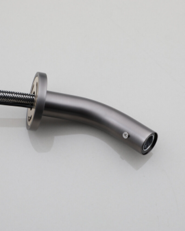 Rene Houtman Muurkraan Pesaro | Gun Metal | Koud | L9 cm