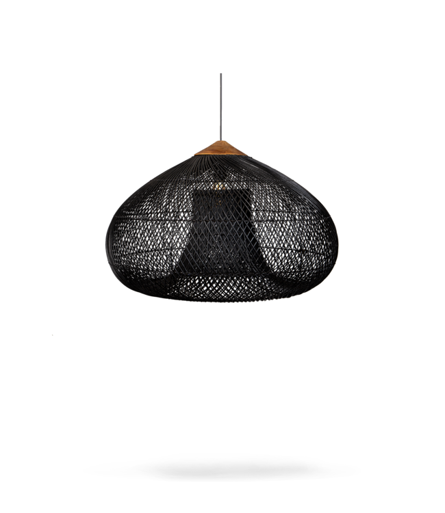 D-Bodhi Drum Lamp | Charcoal | H51 x D80 cm