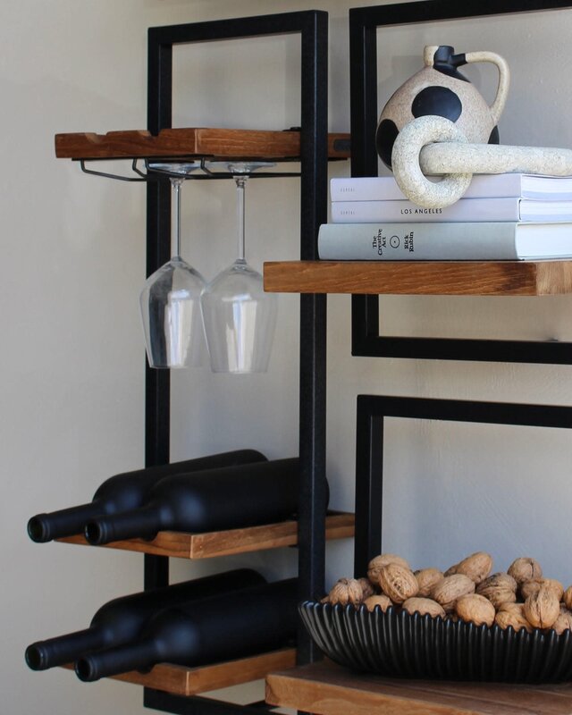 D-Bodhi Shelfmate Wijnrek | 6 Flessen | H75 x B25 x D25,5 cm