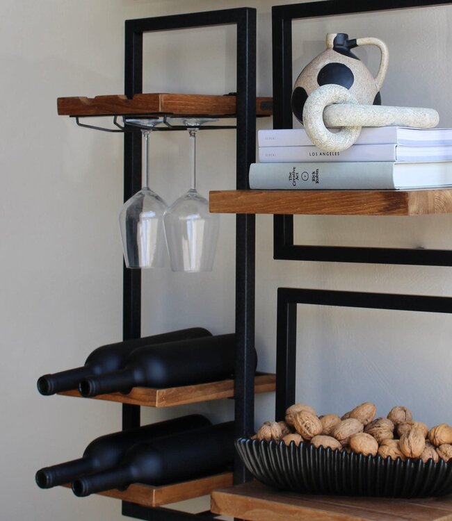 D-Bodhi Shelfmate Wijnrek | 6 Flessen | H75 x B25 x D25,5 cm