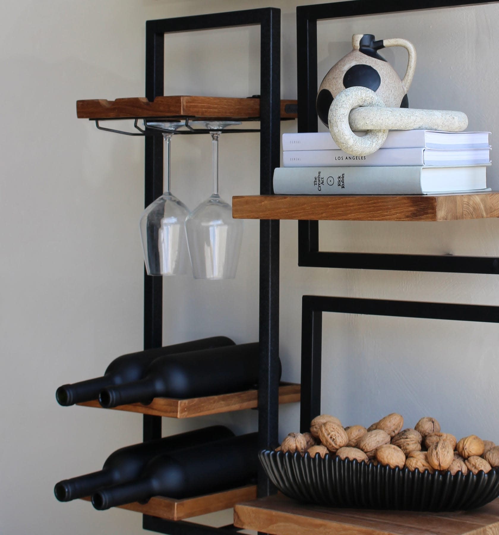 D-Bodhi Shelfmate Wijnrek | 6 Flessen | H75 x B25 x D25,5 cm