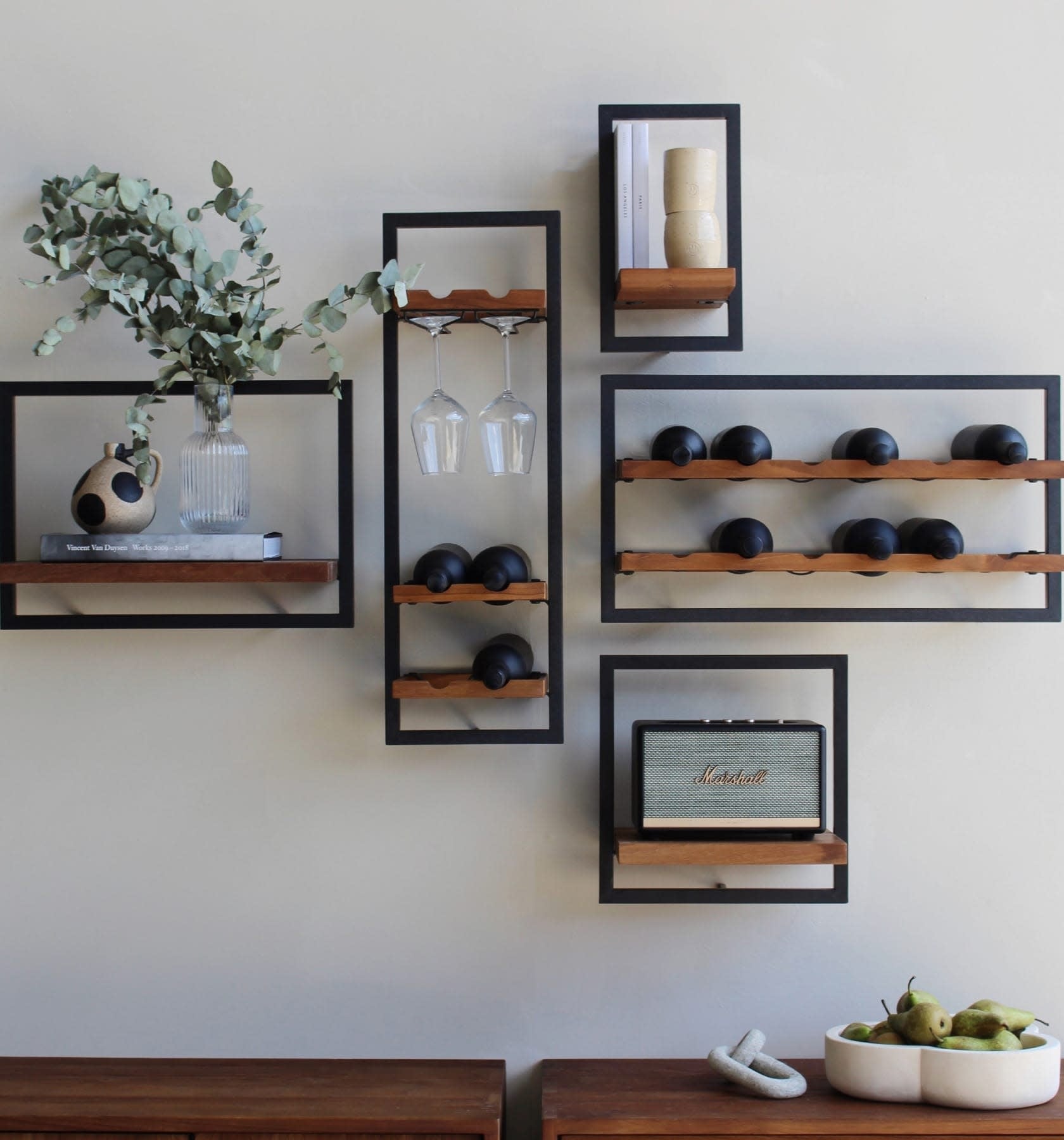 D-Bodhi Shelfmate Wijnrek | 6 Flessen | H75 x B25 x D25,5 cm
