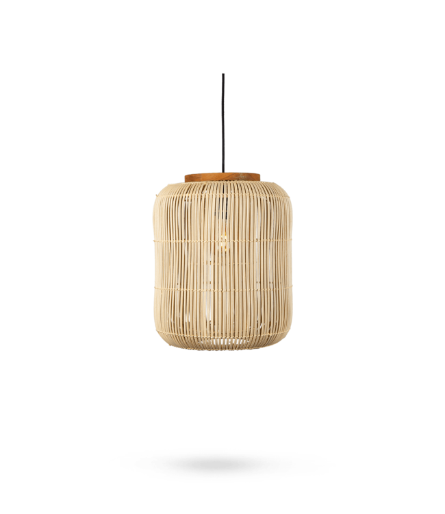 D-Bodhi Barrel Hanglamp | Naturel | H43 x D35 cm