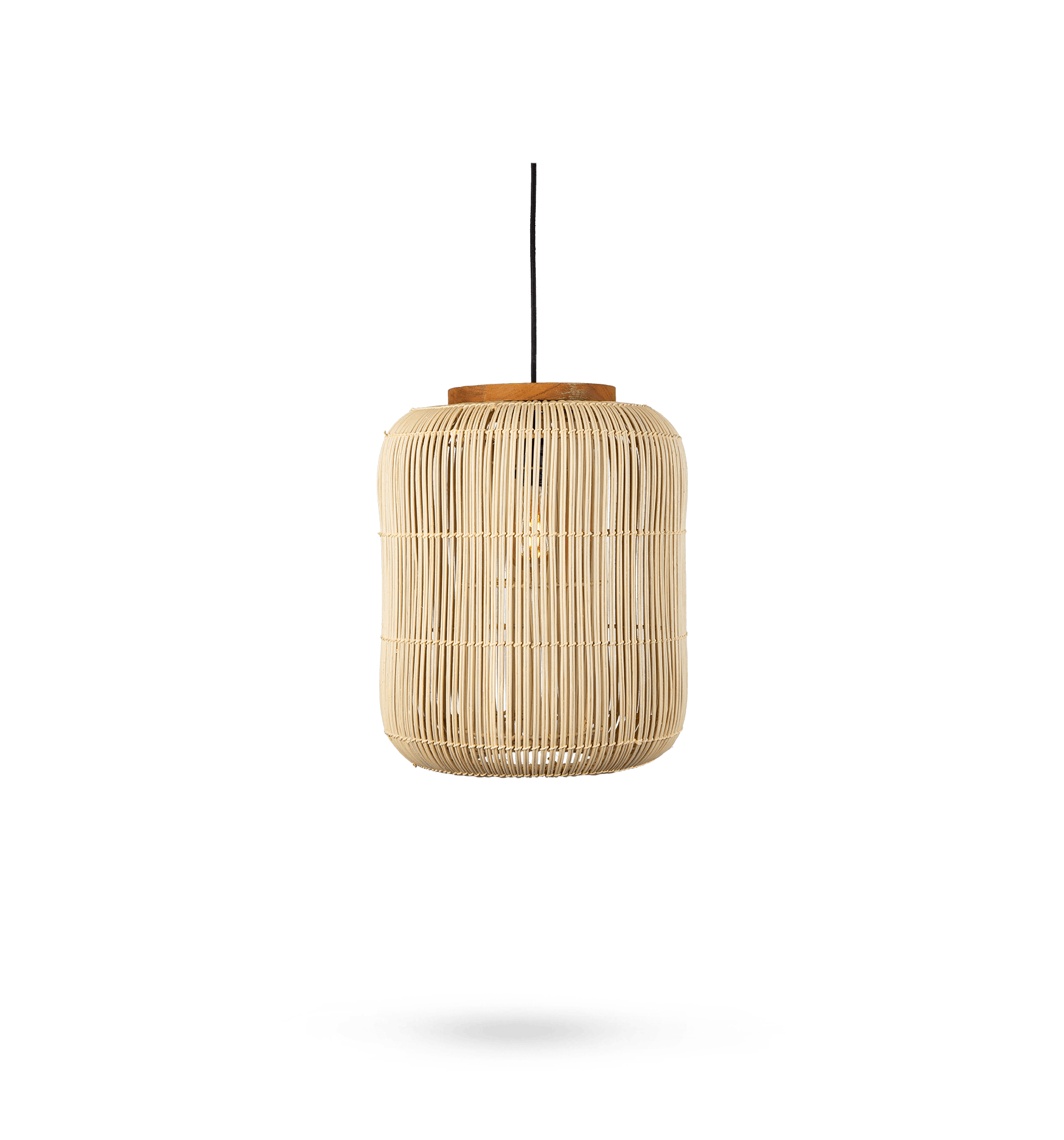 D-Bodhi Barrel Hanglamp | Naturel | H43 x D35 cm
