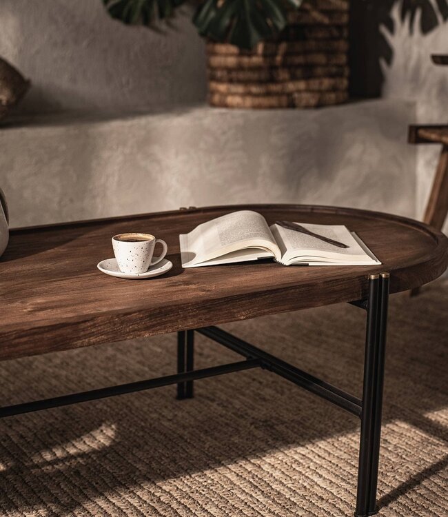 D-Bodhi Coco Salontafel Met Dienblad | H40 x B120 x D63 cm