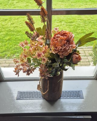 Rene Houtman Kunstbloemen Boeket Peony | H100 cm