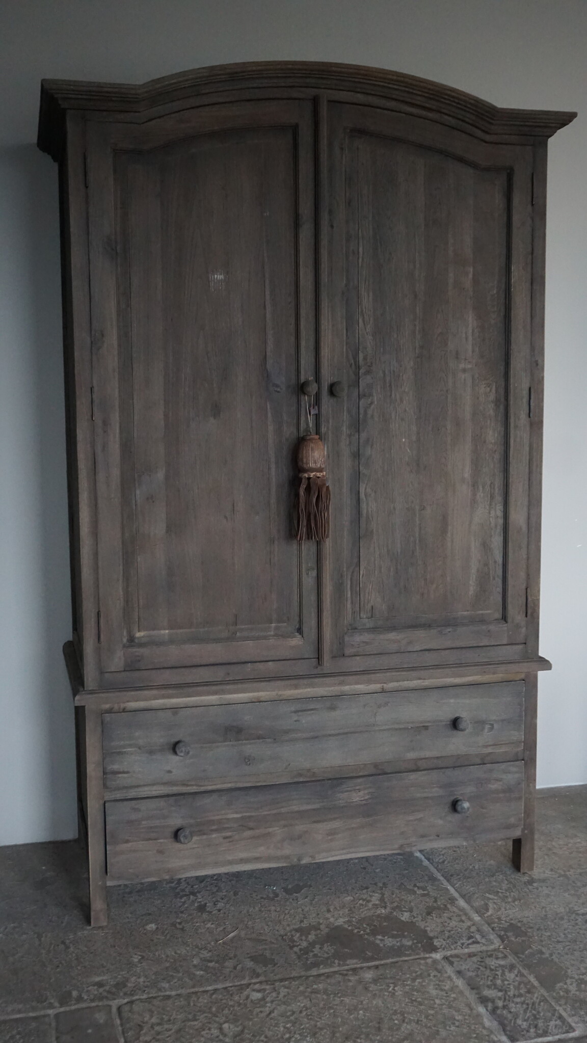 Luksa Home Collection Linnenkast Dick | Antique Grey | H210xB131xD60 cm