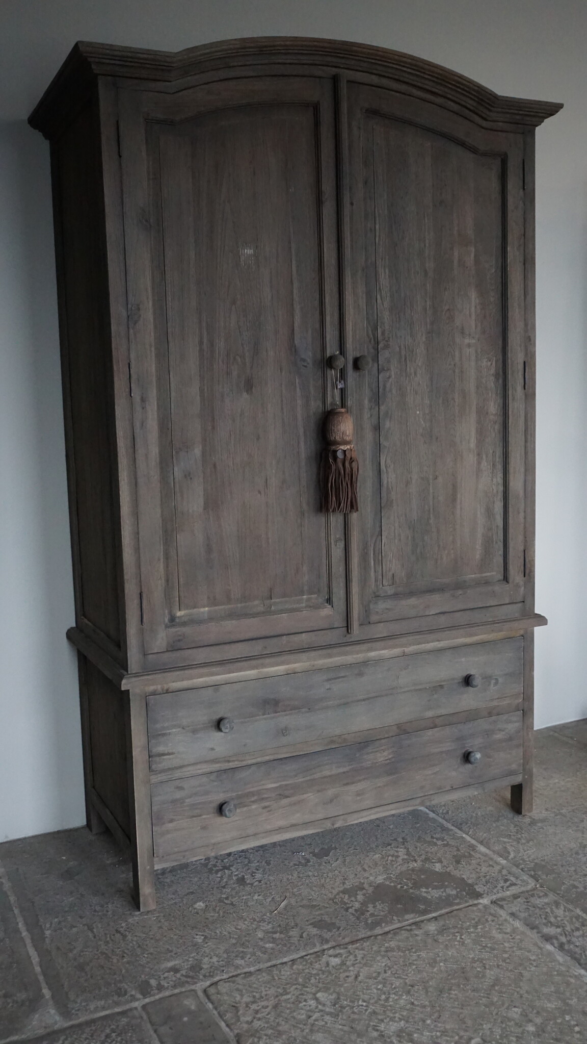 Luksa Home Collection Linnenkast Dick | Antique Grey | H210xB131xD60 cm