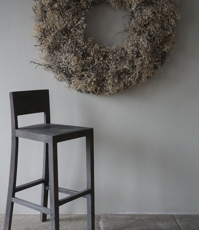 Luksa Home Collection Houten Barkruk Francesco | H99,5 x B39,5 x D40 cm