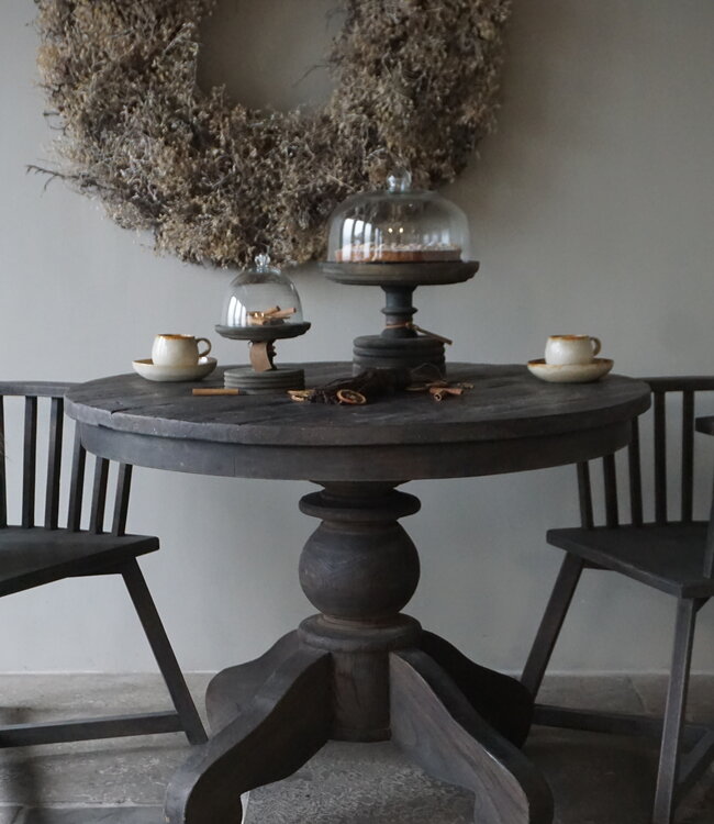 Luksa Home Collection Eetkamertafel Chloe | Rond | Oud Hout | Kies Afmeting!