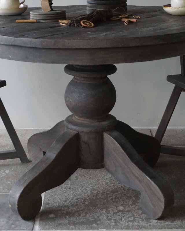 Luksa Home Collection Eetkamertafel Chloe | Rond | Oud Hout | Kies Afmeting!