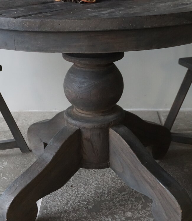 Luksa Home Collection Eetkamertafel Chloe | Rond | Oud Hout | Kies Afmeting!