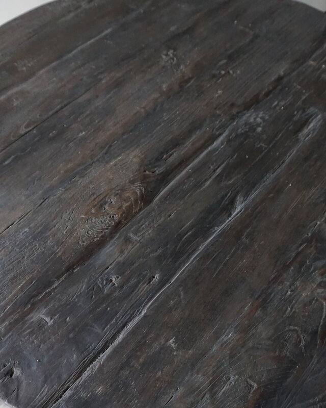 Luksa Home Collection Eetkamertafel Chloe | Rond | Oud Hout | Kies Afmeting!