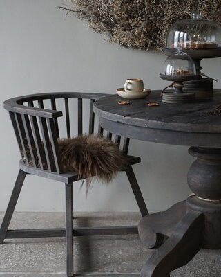 Luksa Home Collection Houten Stoel Driek | H74 x B53 x D47 cm