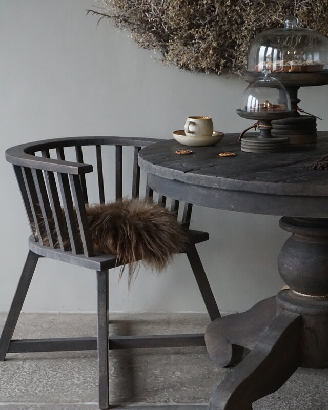 Luksa Home Collection Houten Stoel Driek | H74 x B53 x D47 cm