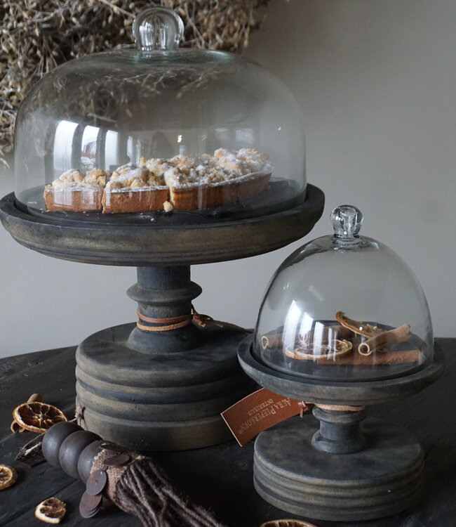 Aura Peeperkorn Taartplateau/Stolp | Large | H40 x D30 cm