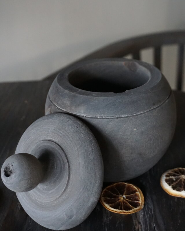 Aura Peeperkorn Pot Met Deksel | Grey | 3 Maten