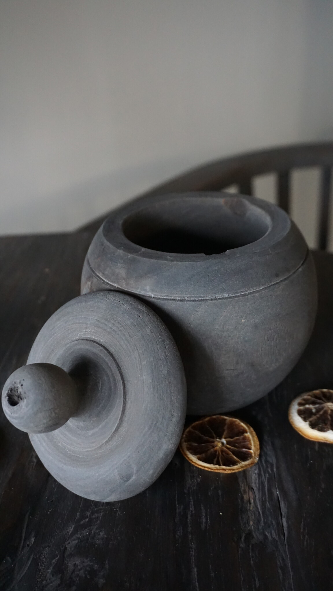 Aura Peeperkorn Pot Met Deksel | Grey | 3 Maten
