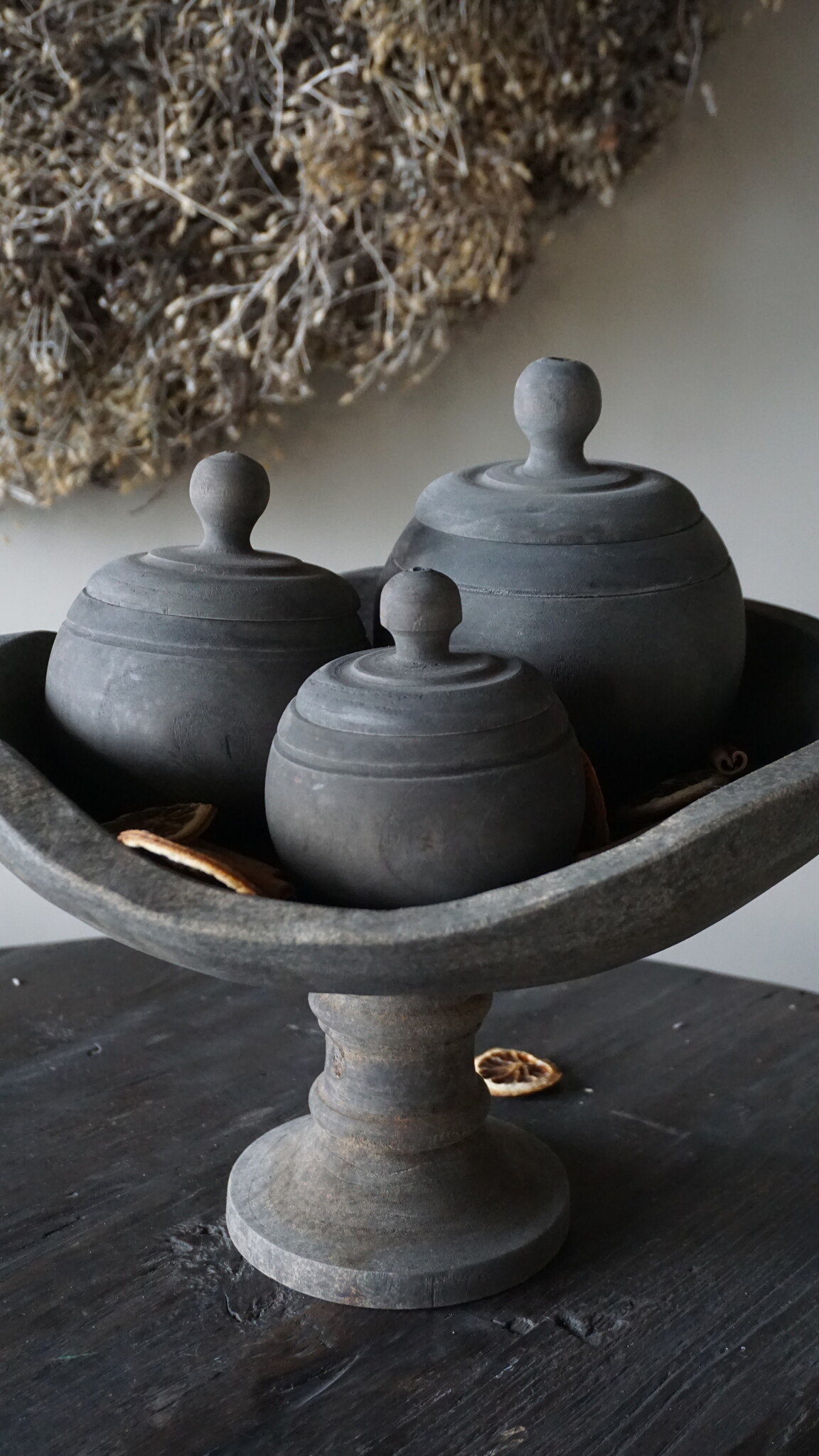 Aura Peeperkorn Pot Met Deksel | Grey | 3 Maten