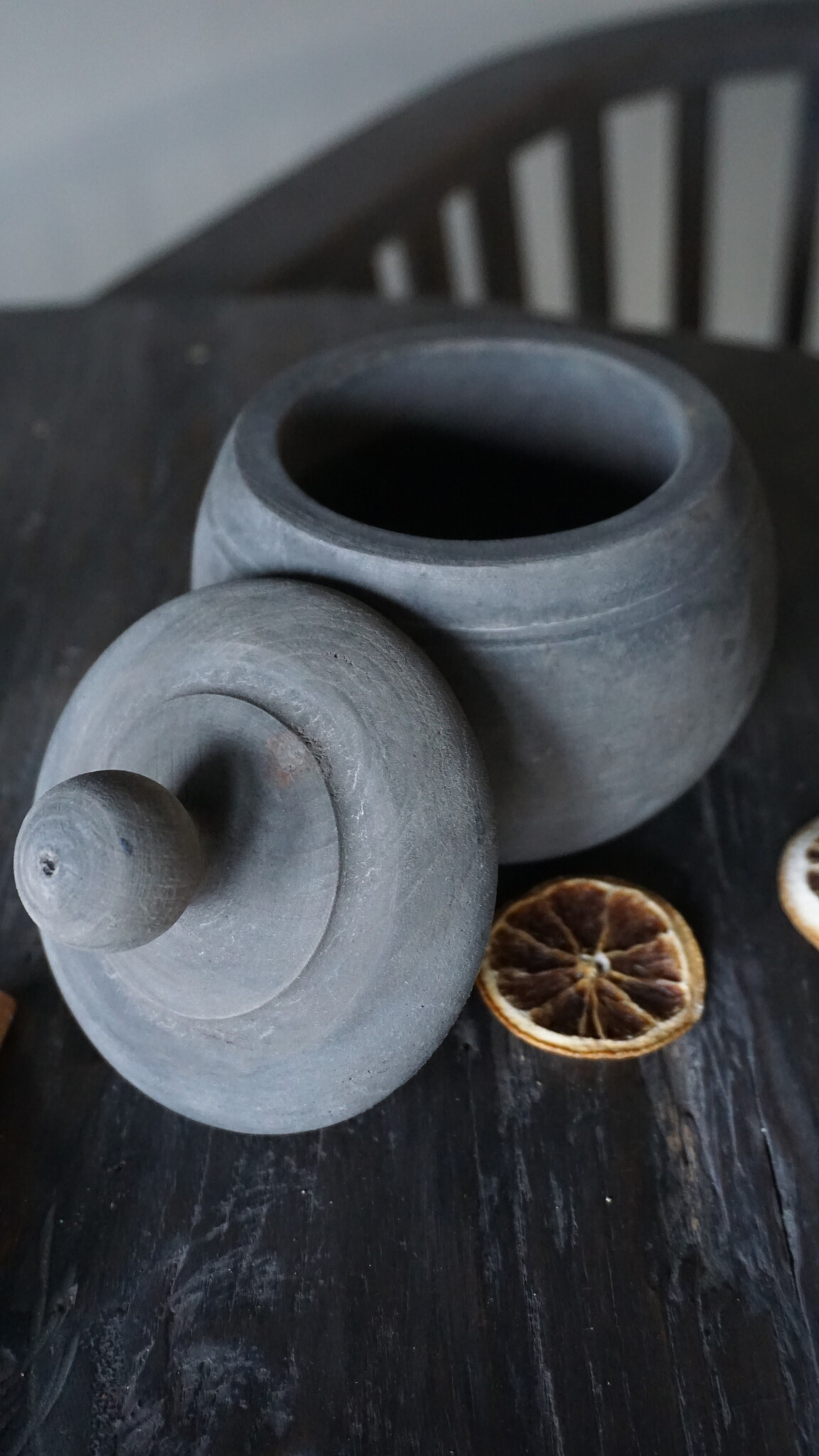 Aura Peeperkorn Pot Met Deksel | Grey | 3 Maten