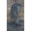 Paardenhoofd Op IJzeren Standaard | 50x30x20 cm
